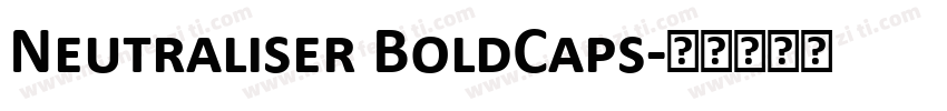 Neutraliser BoldCaps字体转换